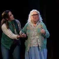 Nicole Erb as Kinship and Dawn Didawick as Girl in Everybody. Antaeus Theatre Company